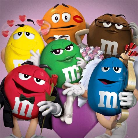 Valentine's M & M's | Candy pictures, Cute doodle art, Valentines wallpaper