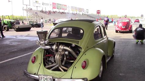 Turbo Charged Air Cooled VW Beetle's at 2016 Import Faceoff - YouTube