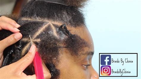 How To: Perfect Triangle Parts - YouTube | Hair braid patterns, Parting ...