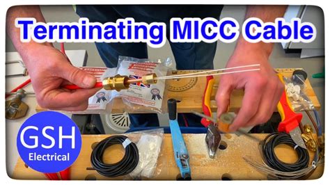 How to Terminate MICC Cable and put on the Shroud, Gland Body and Pot ...