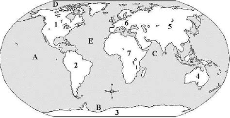 The Blank Canvas Of Geography: Understanding The World Map Continents ...