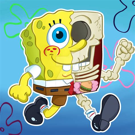 Spongebob Skeleton by N8Cartoonist on DeviantArt