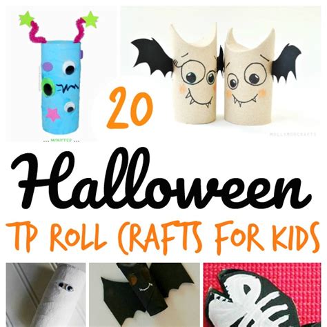 Super Spooky Halloween Toilet Paper Roll Crafts For Kids - Sunshine ...