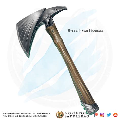 {The Griffon's Saddlebag} Steel Hawk Handaxe | Weapon (handaxe) : r ...