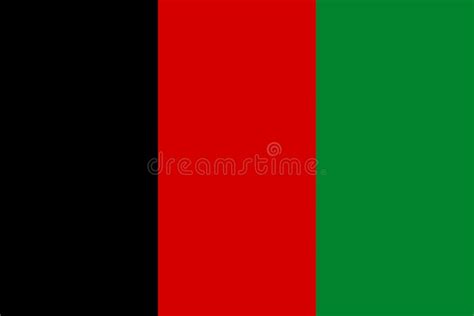 Afghanistan Flag. Official Colors. Flat Vector Illustration Stock ...