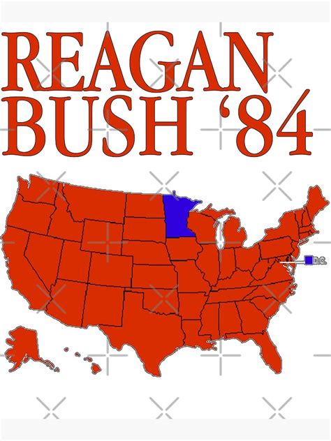 Ronald Reagan Electoral Map 1984 / 1984 Electoral Map / .reagan in the ...