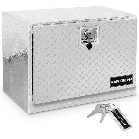 ARKSEN 24" Aluminum Diamond Plate Tool Box Pickup Truck ATV Underbody ...