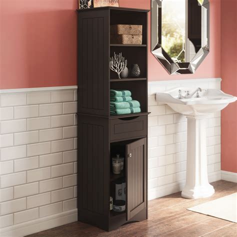 Linen Cabinet Bathroom Furniture A Stand-alone Linen #cabinet Adds ...