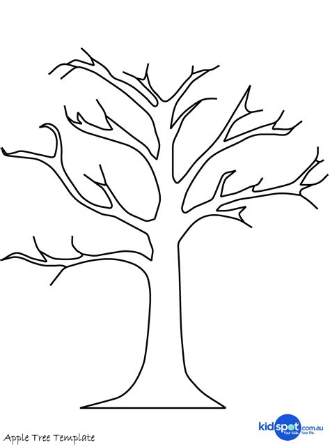 Printable Tree Outline