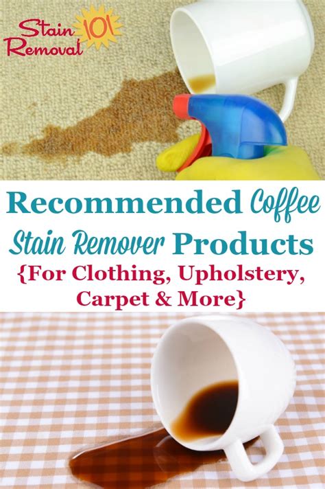 Recommended Coffee Stain Remover Products