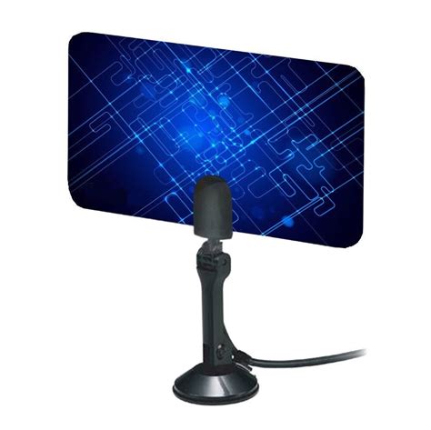 Digital Indoor TV Antenna HDTV DTV Box Ready HD VHF UHF Flat Design ...