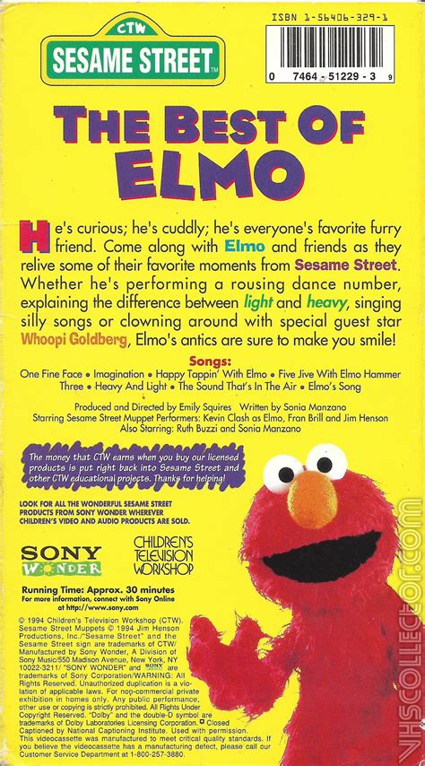 Sesame Street: The Best of Elmo | VHSCollector.com