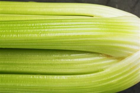 Premium Photo | Fresh celery stalks close-up