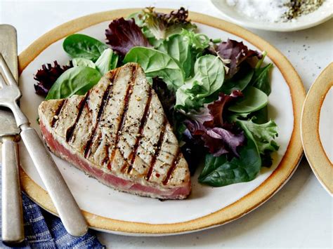 Grilled Tuna Steaks Recipe | Ina Garten | Food Network