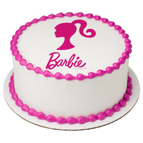 Barbie™ Silhouette Edible Cake Topper Image – A Birthday Place