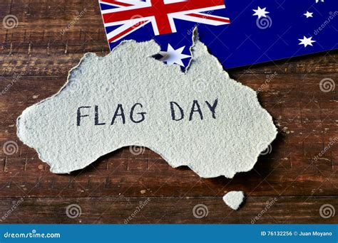 Flag day of Australia stock photo. Image of retro, signboard - 76132256