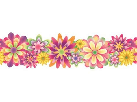 flower borders for wall - Clip Art Library