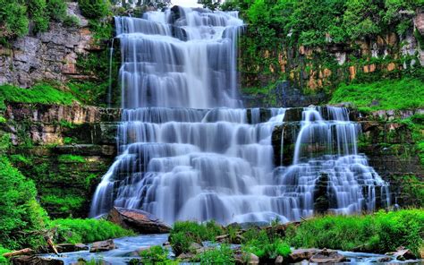 Nice Waterfall Background, Waterfall Image Hd, #1721