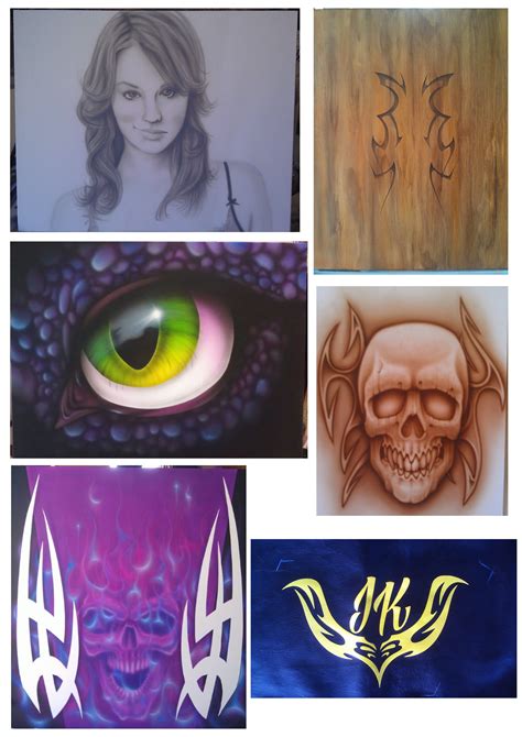 Airbrush projects | Drawing techniques, Art, Painting