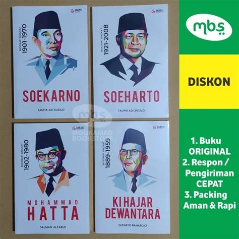 Jual PAKET BUKU BIOGRAFI TOKOH NASIONAL - 4 BUKU ORIGINAL di Lapak ...