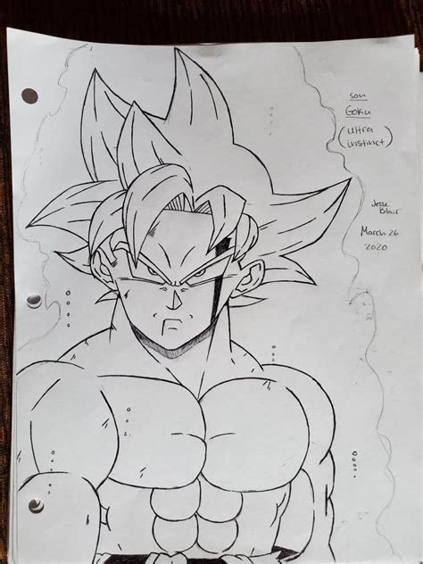 UI Goku fan art (and stuff) by mrlowground on DeviantArt