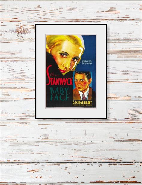 BABY FACE 1933 Movie Poster NEW Fine Art Giclee Print Pre - Etsy