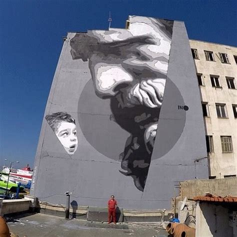 Ino, in Piraeus, Greece | Street art, Murals street art, Street artists