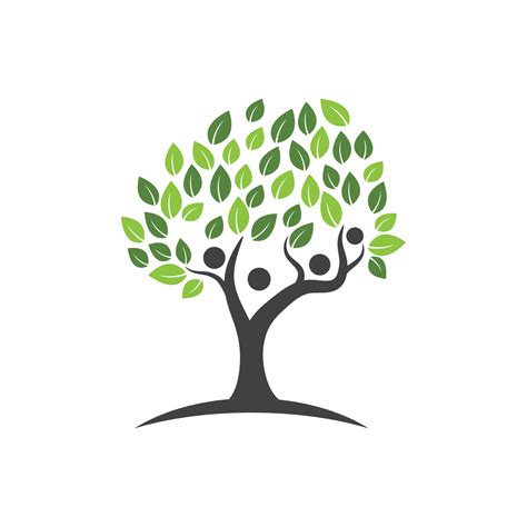 family tree logo template vector 21951116 Vector Art at Vecteezy