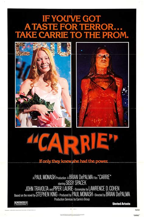 70s Rewind: Brian De Palma's CARRIE, In Pictures And Posters