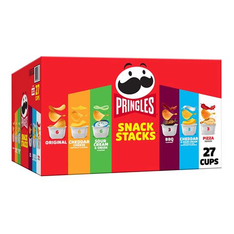 Pringles Potato Crisps Chips, Lunch Snacks, Office and Kids Snacks ...