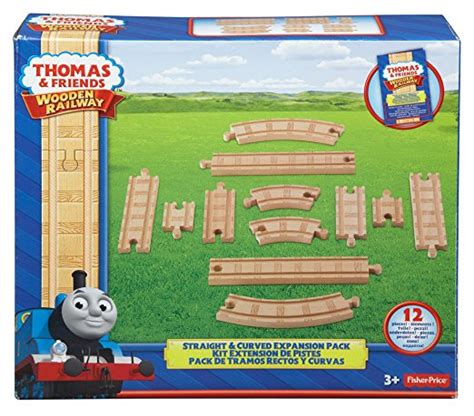 Thomas & Friends Wooden Railway Straight and Curve Expansion Track Pack ...