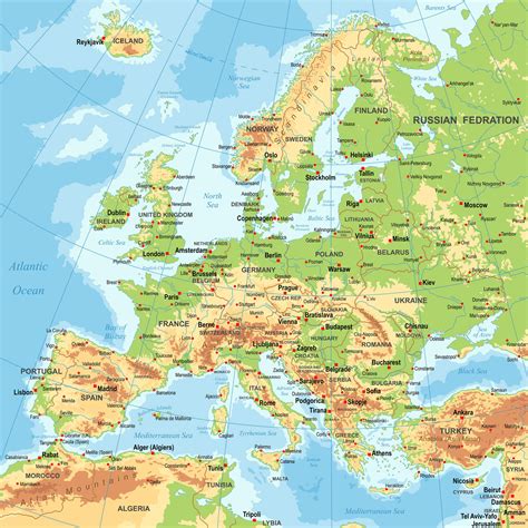 Finland Map Of Europe