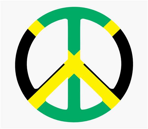 Jamaica Flag Emoji - Peace Symbols , Free Transparent Clipart - ClipartKey