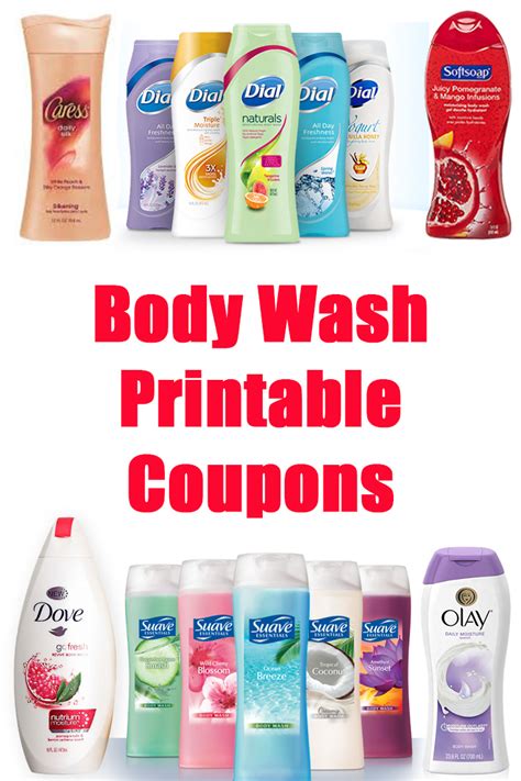 Save on body wash using printable coupons (Olay, Suave, Dove & more)