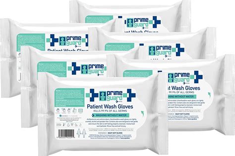 Large Wet Antibacterial Body Wipes – Prime Guard Cleansing Dry Bath ...