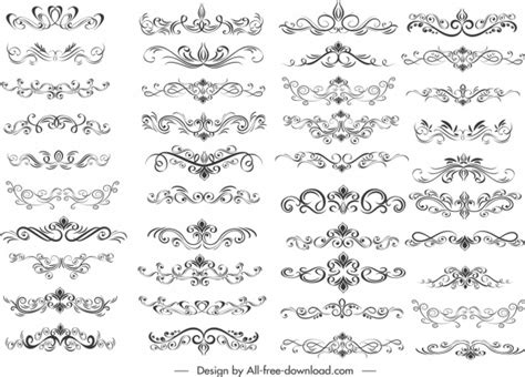 Elegant swirl vector graphic free vector download (13,010 Free vector ...