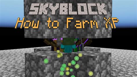 Easy Skyblock XP Farm Tutorial - YouTube