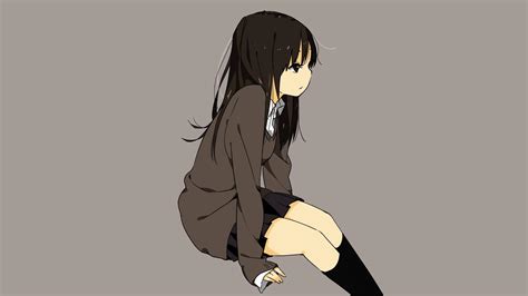 Anime Sad Girls Wallpapers - Wallpaper Cave