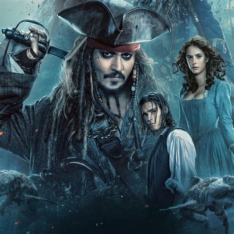 2048x2048 2017 Pirates of the caribbean dead men tell no tales Movie ...