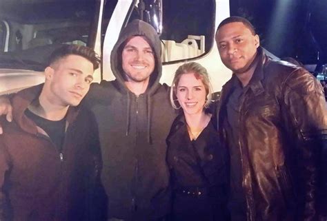 Arrow: The Cast and Crew's Behind-the-Scenes Photos From the Season Finale