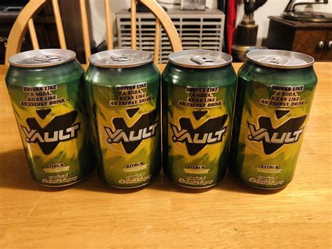 (LOT OF 4) 12 Oz Vault Soda Cans EMPTY - Opened From Bottom | eBay