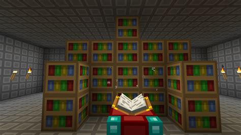 Minecraft Bookshelf Wallpaper - House People