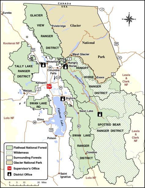 Flathead National Forest Trail Map - Charis Augustina