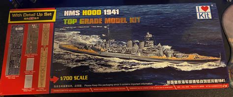 Toy Models & Kits Trumpeter 65703 1:700 SCALE TOP Grade HMS HOOD 1941 ...