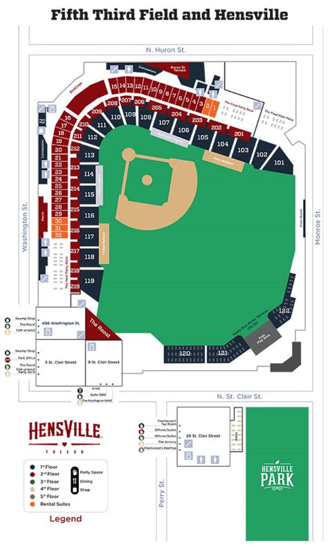 Seating Chart | Toledo Mud Hens Fifth Third Field