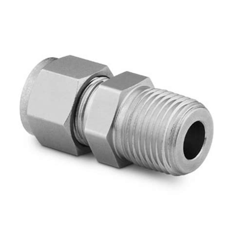 Stainless Steel Swagelok Tube Fitting, Male Connector, 3/8 in. Tube OD ...