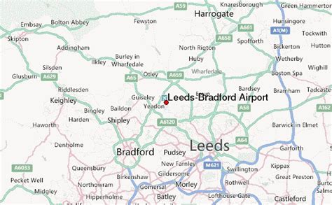 Leeds Airport Map