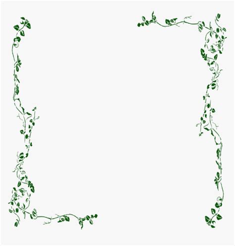 Vine Border Clipart Ivy Vine Clip Art Vine Border Green - Vine Border ...