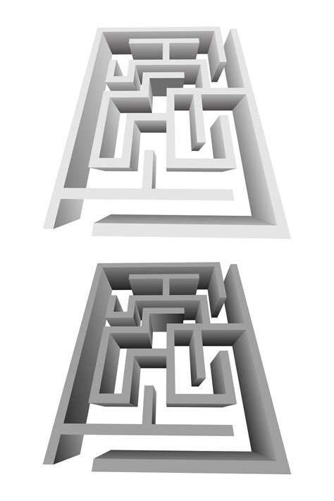 Maze vector design illustration isolated on white background 1844539 ...