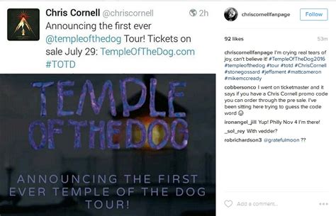 Temple of the Dog announces 25th anniversary tour